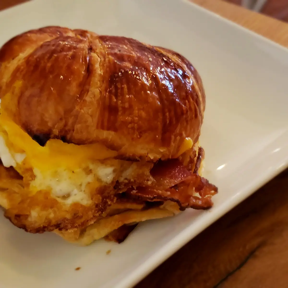 Bacon Egg Croissant Sandwich