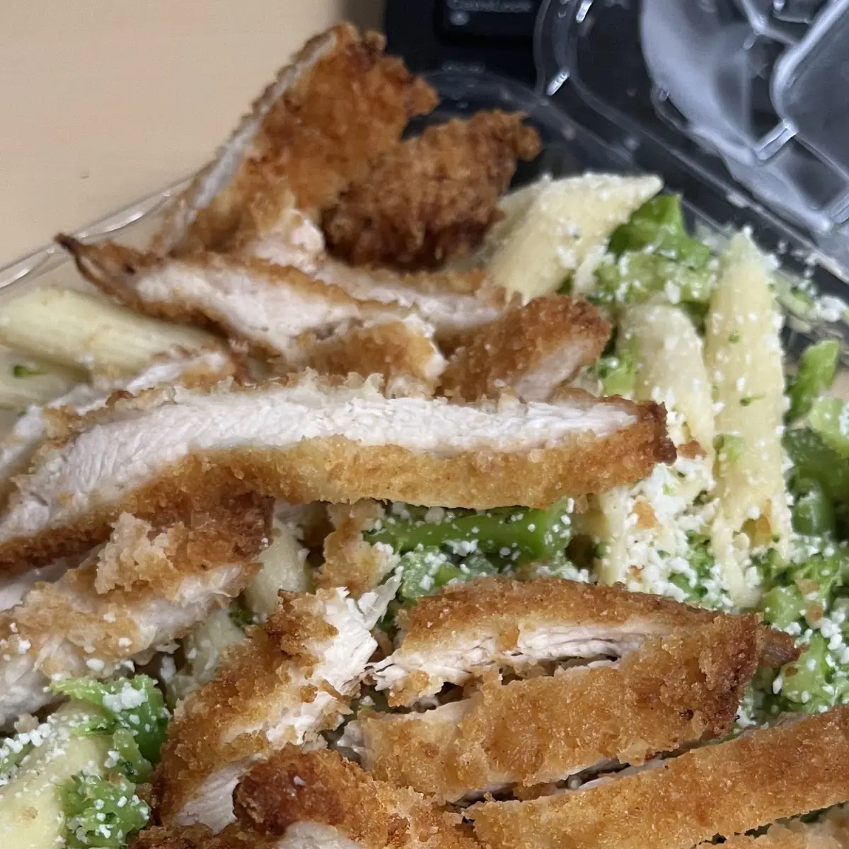 Penne with Chicken & Pesto