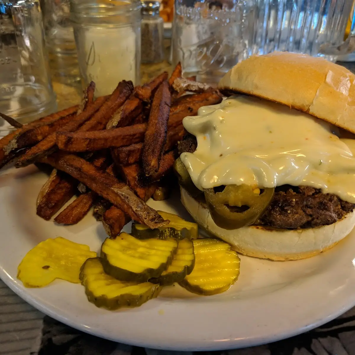 Burger and Fries