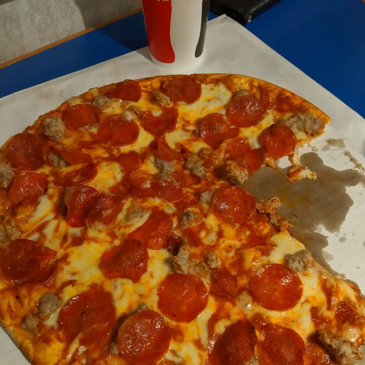 Large Sausage and Pepperoni Pizza