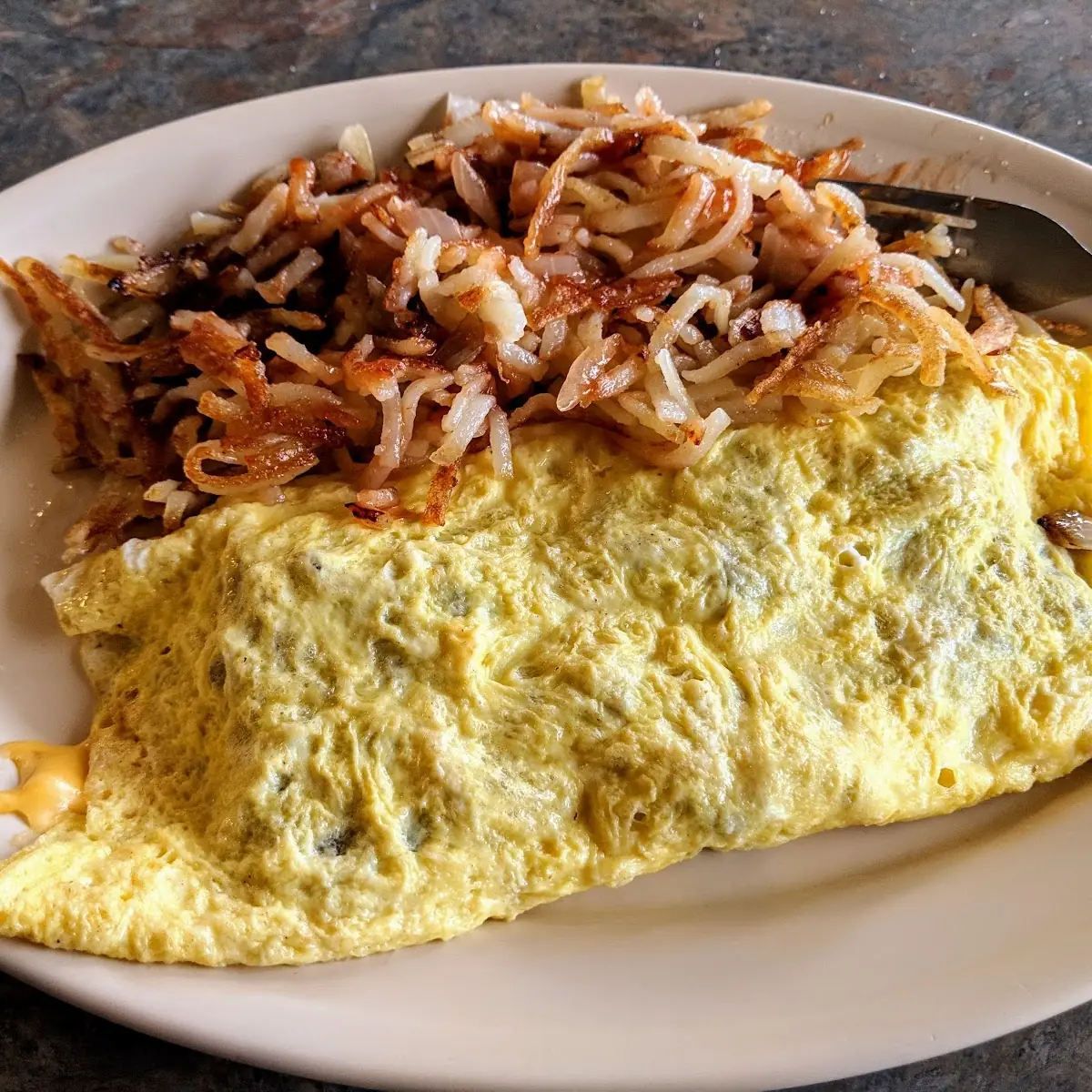 Country Ham and Cheese Omelette