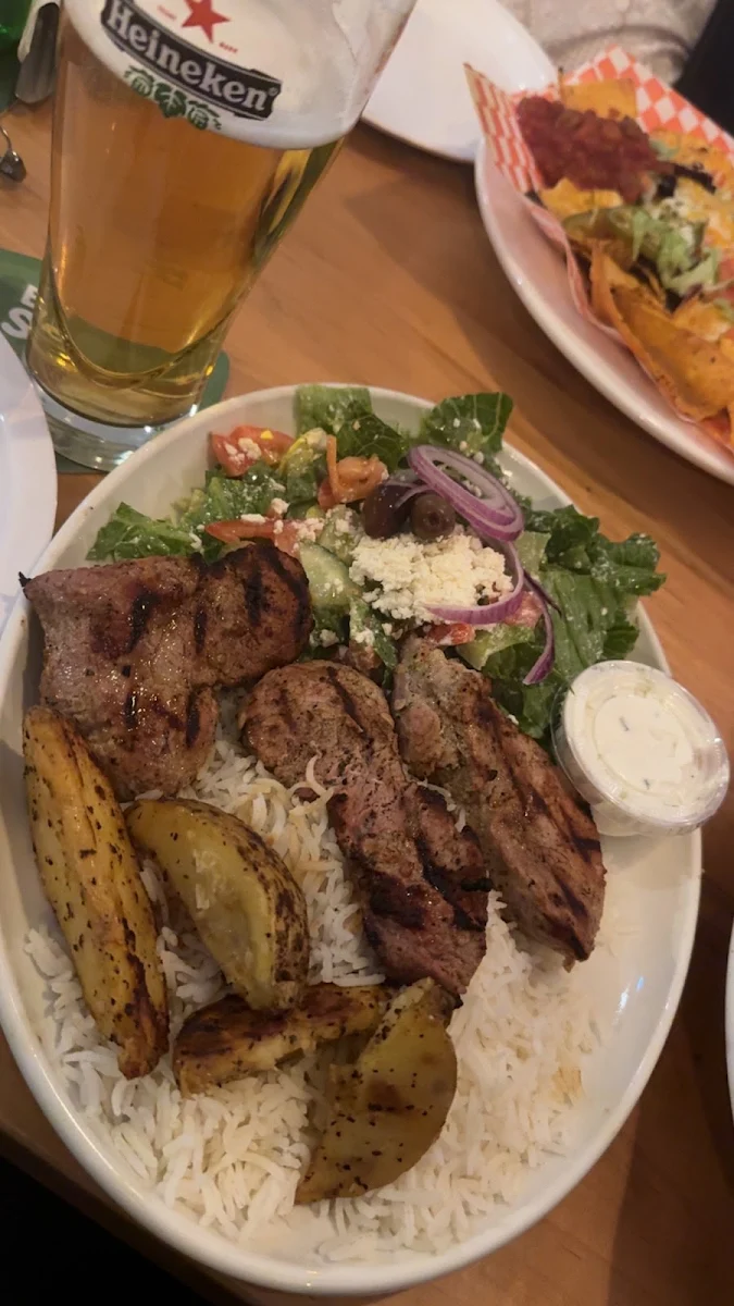 Souvlaki Dinner, The Royal Windsor Pub & Eatery