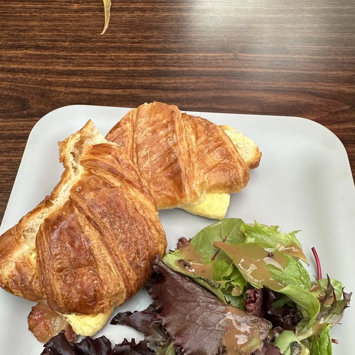 Ham Bacon Egg Cheese Omelette Sandwich
