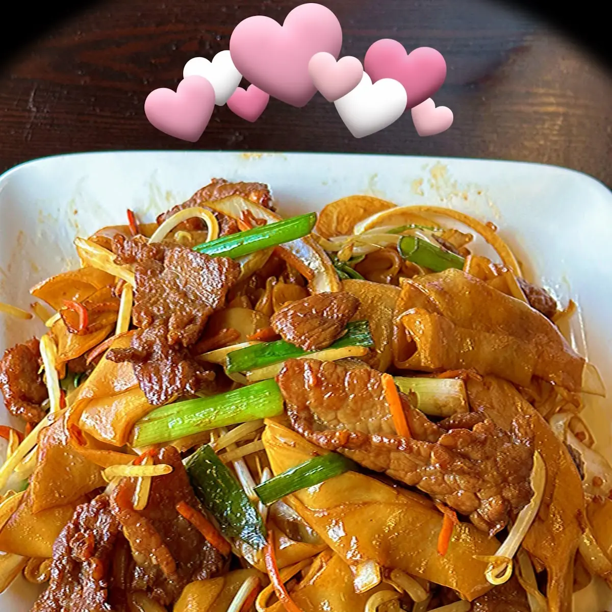 Beef Chow Fun Lo Mein Noodles