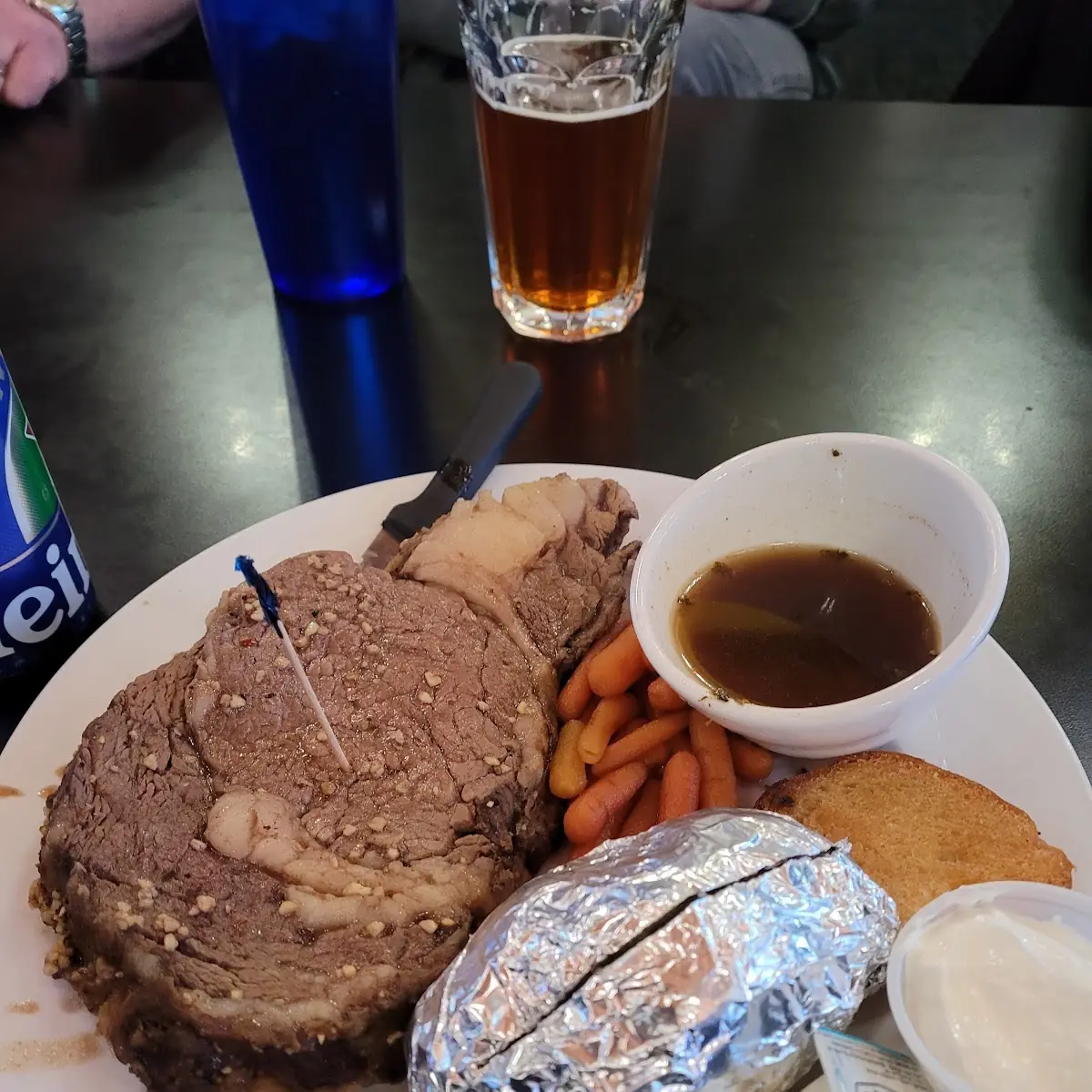 Smoked Prime Rib Dinner
