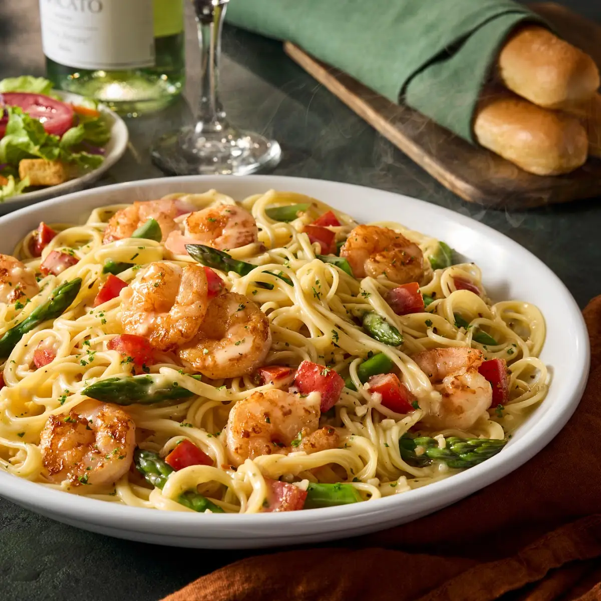Chicken & Shrimp Carbonara