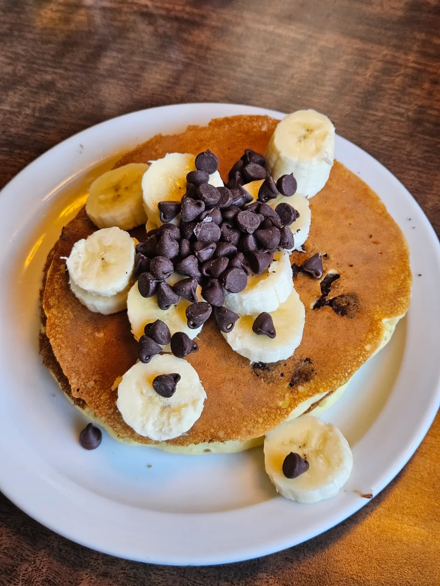 Chocolate Pancakes, Denny's Restaurant Okotoks