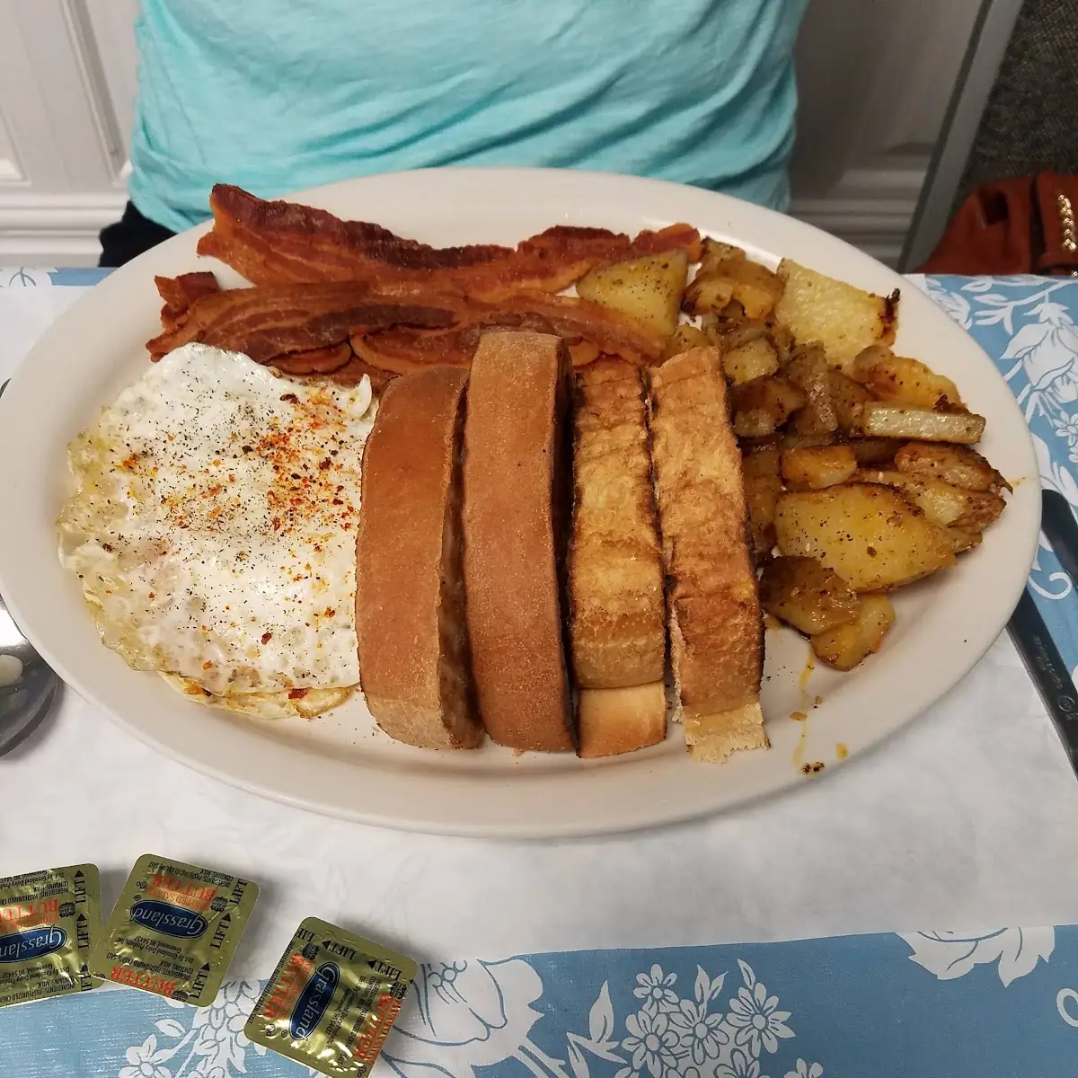Egg Whites with Home Fries