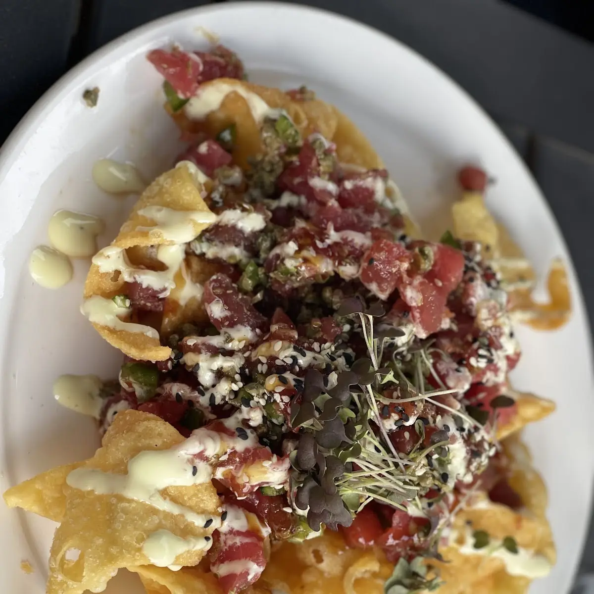 Ahi Tuna Nachos