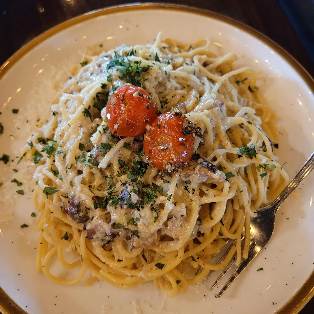Garlic Shrimp Alfredo