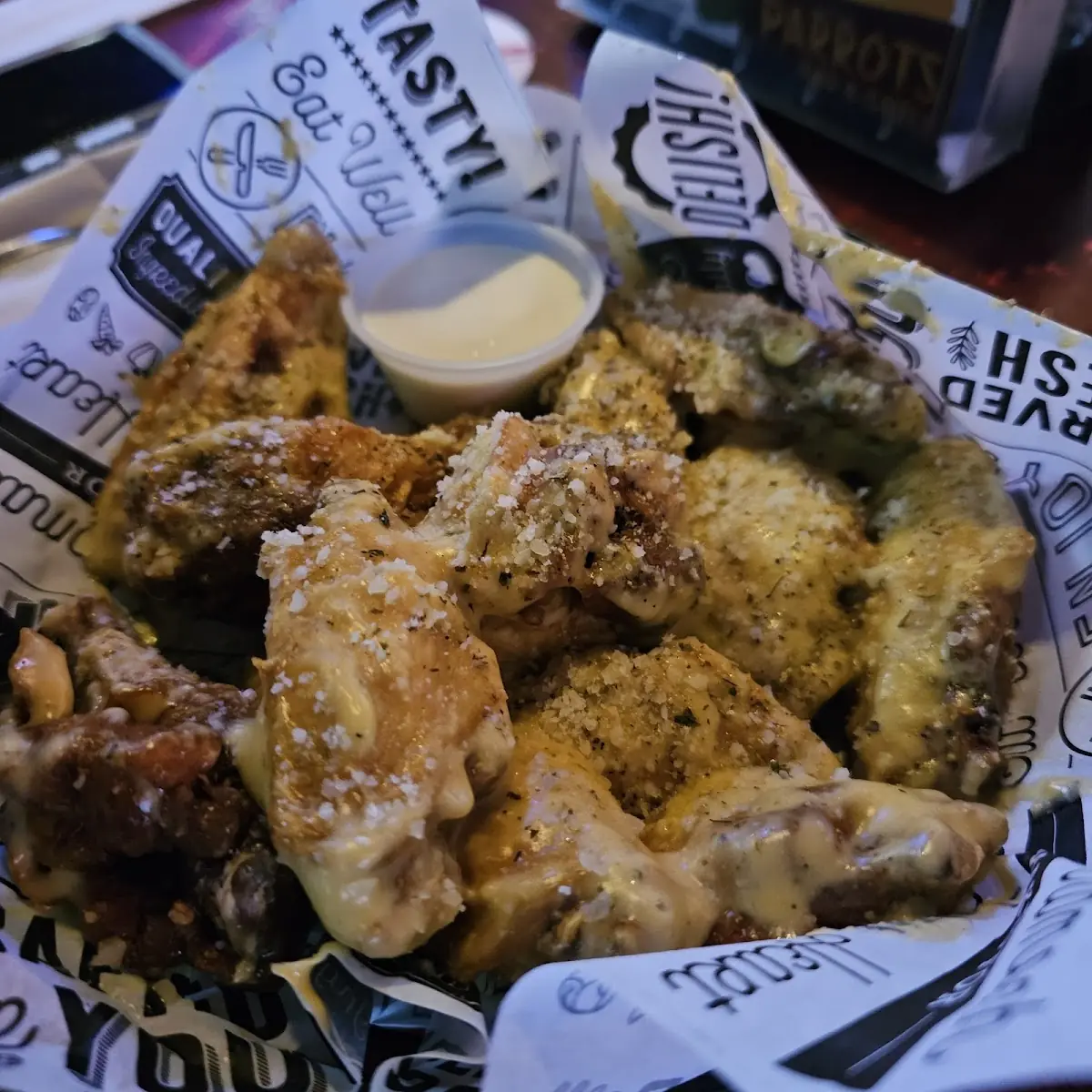 Garlic Parmesan Wings