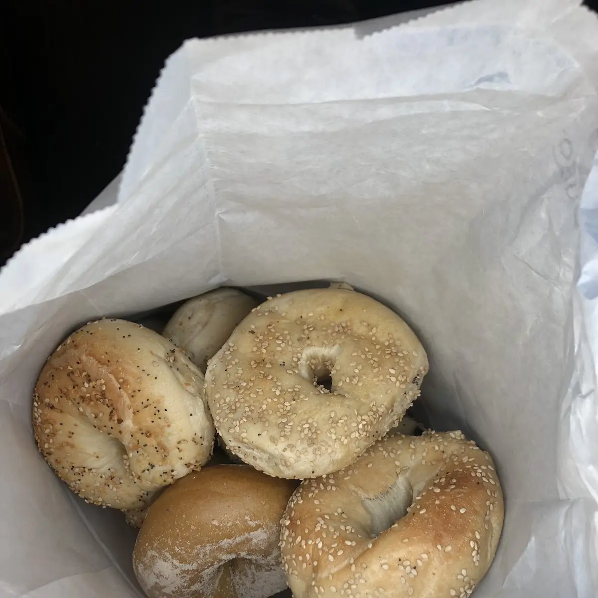 Whitefish Salad on Everything Bagel