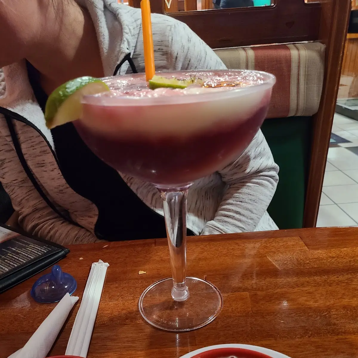 Sangria Margarita and Queso Dip