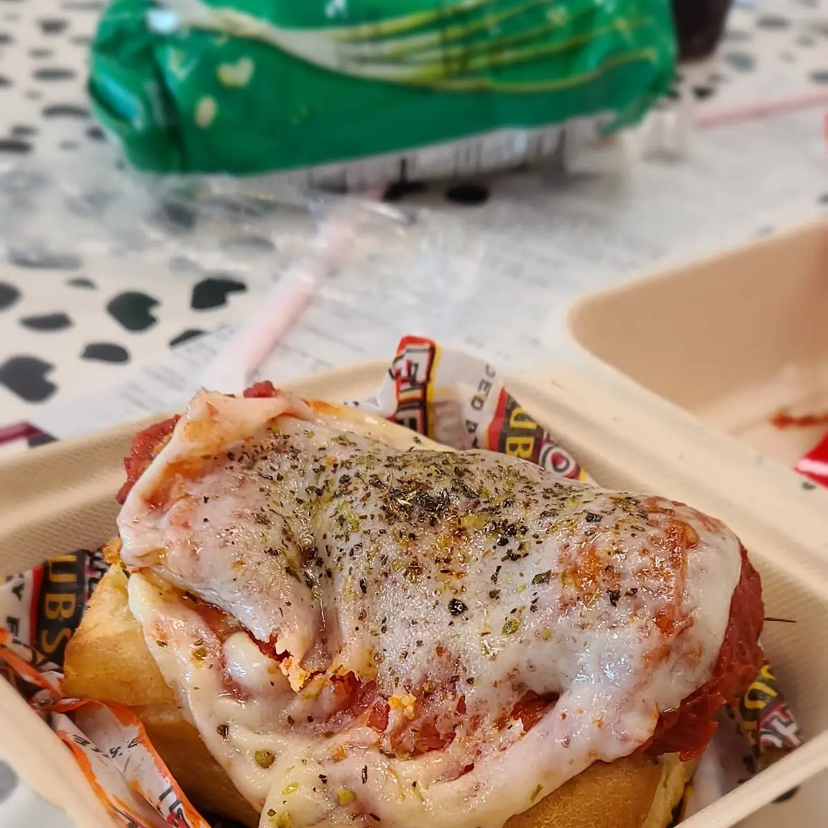 Meatball Pepperoni Sandwich
