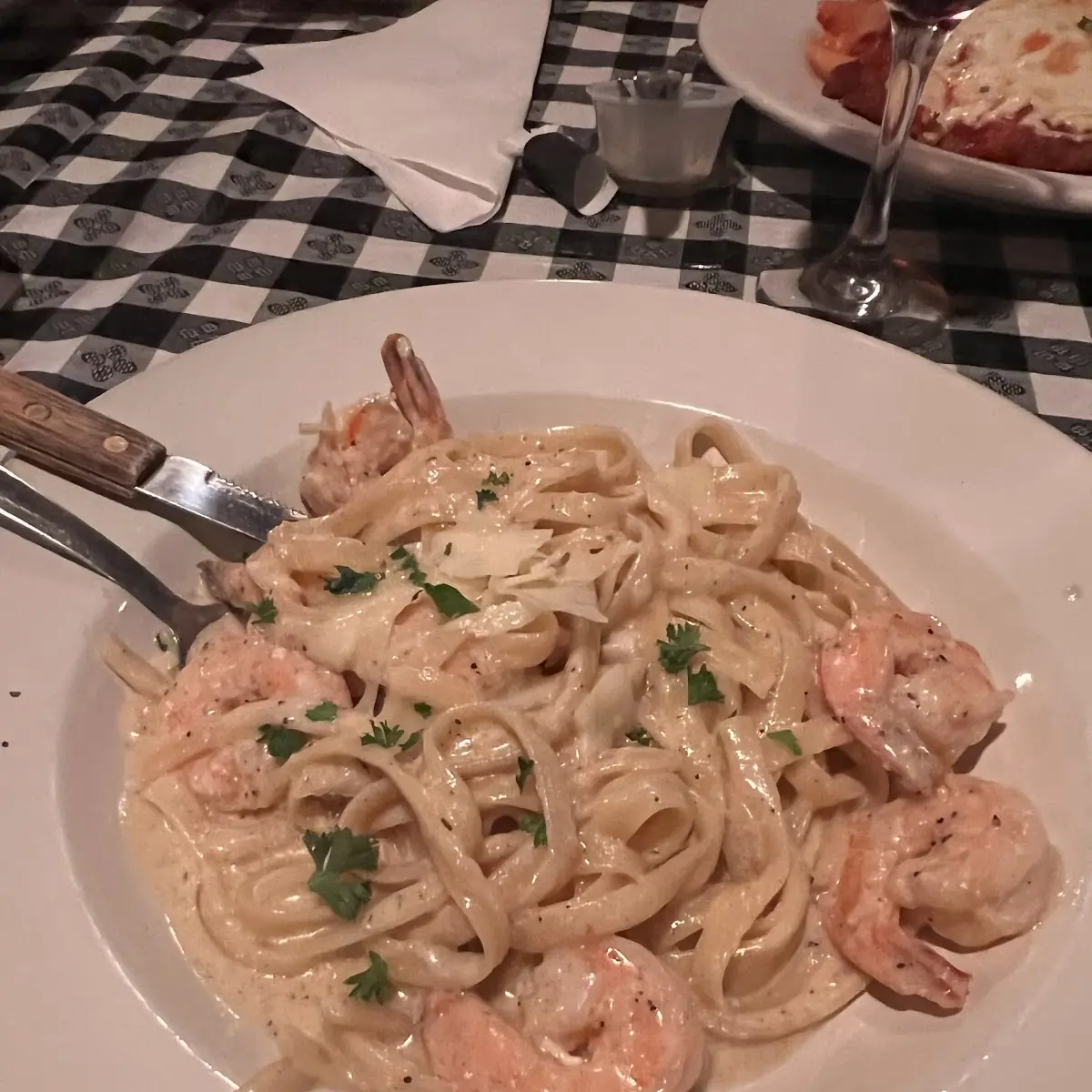 Shrimp Alfredo