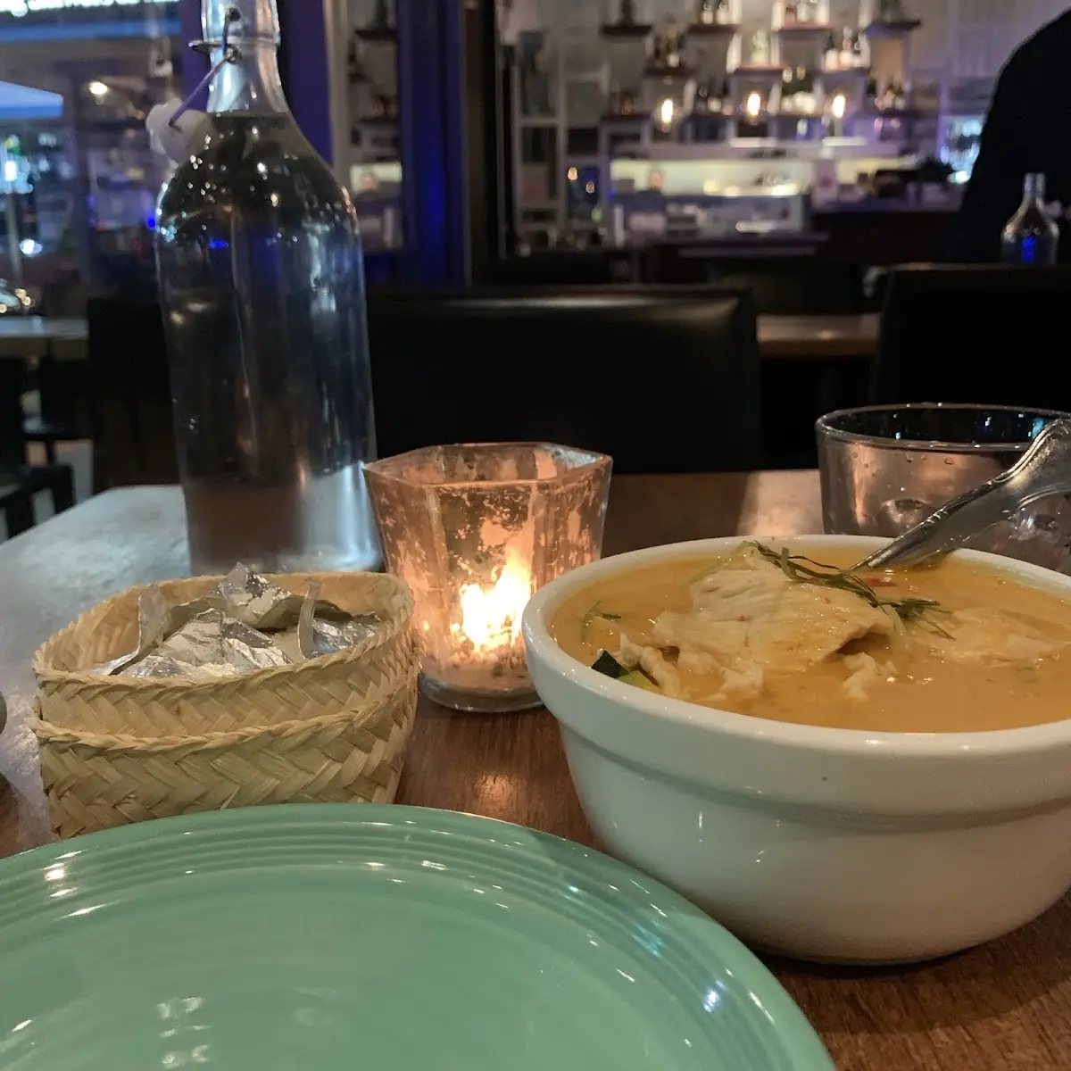 Yellow Curry Chicken and Sticky Rice