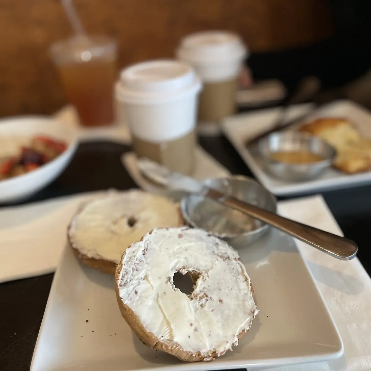 Plain Bagel with Cream Cheese
