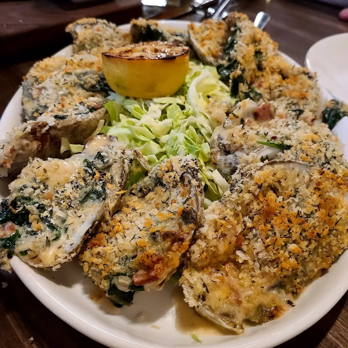 Oysters Rockefeller