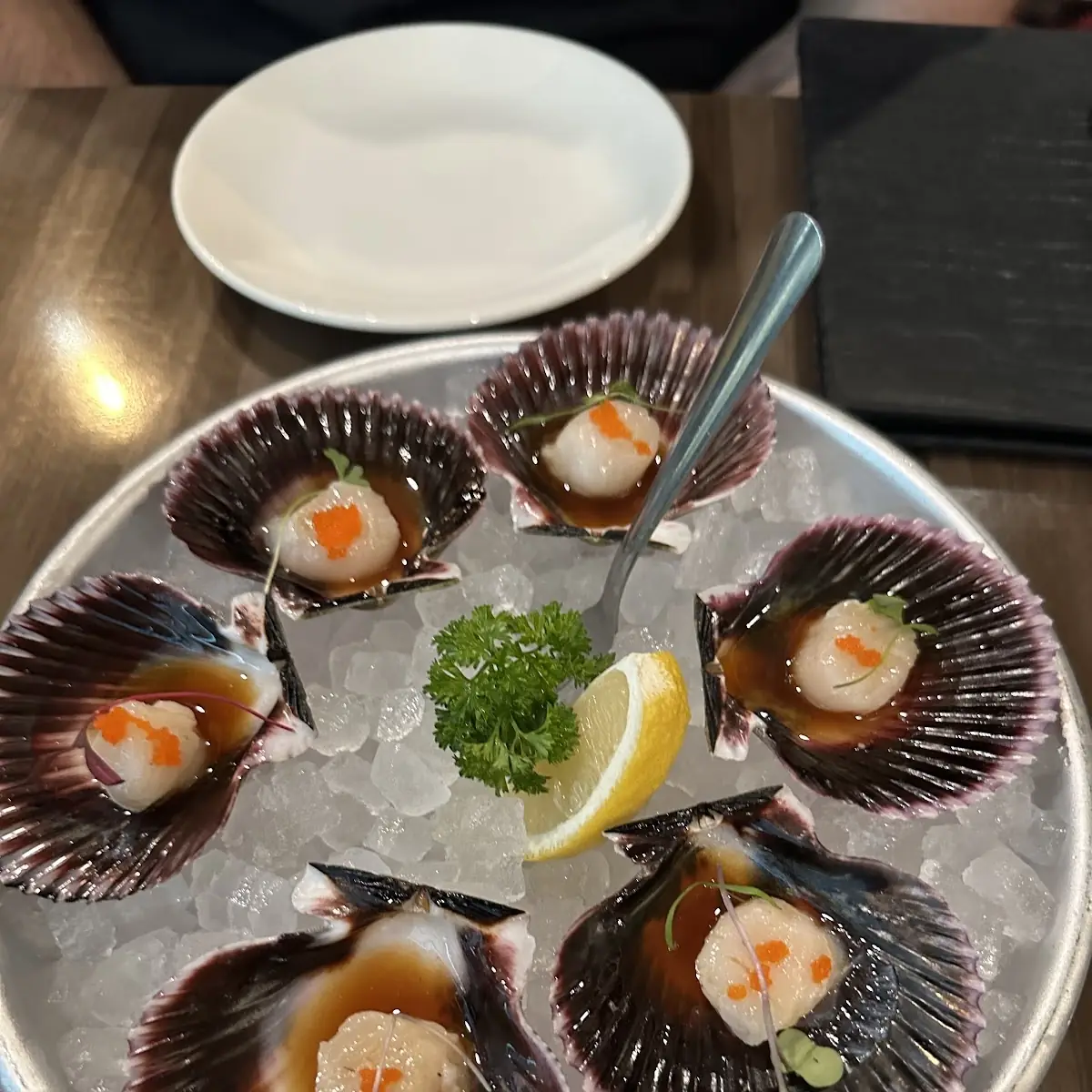 Rockefellar Oysters or Scallops on the Half Shell