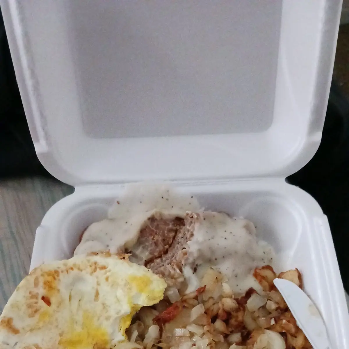 Country Fried Steak and Eggs