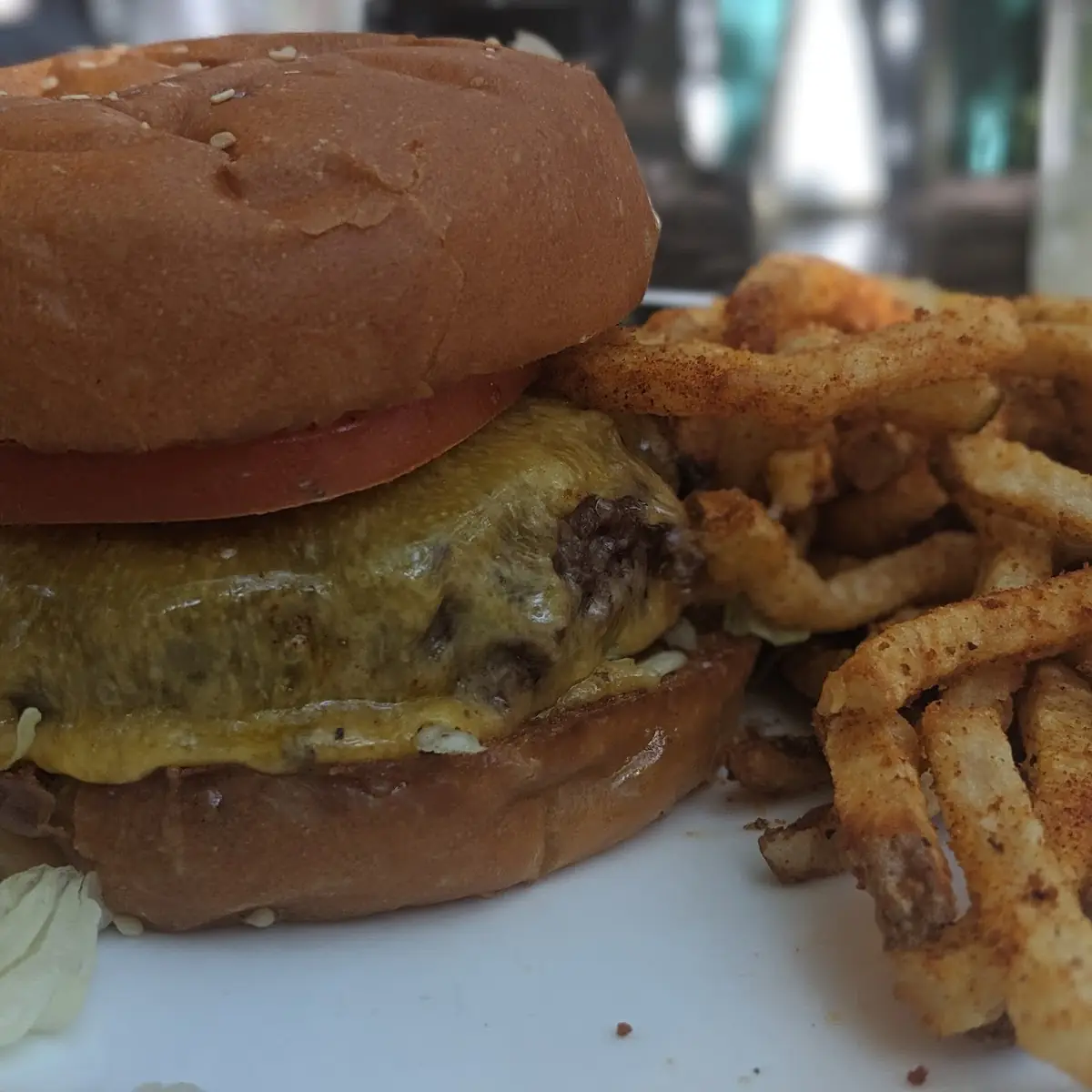 Green Chile Burger