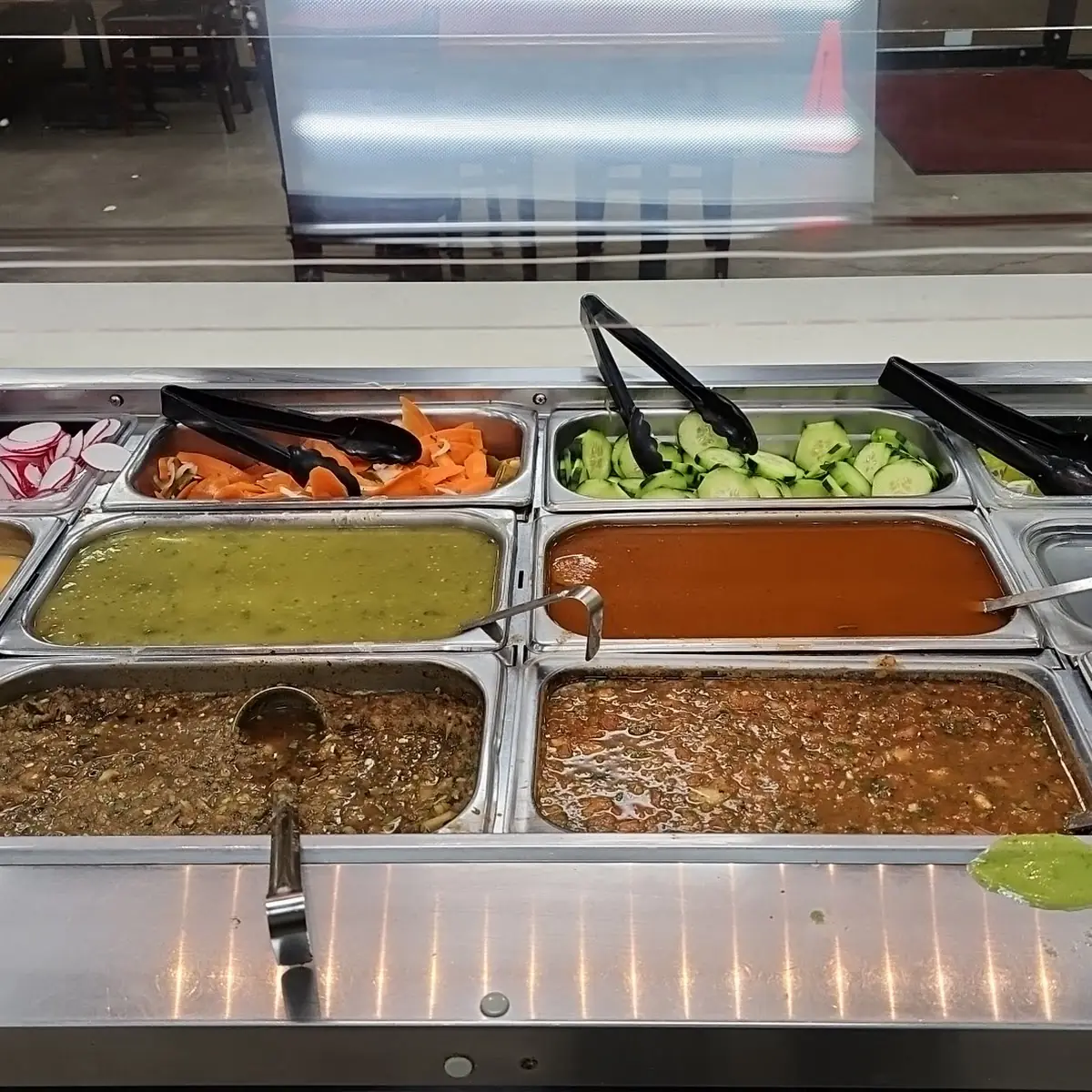 Salsa Bar with Fresh Toppings