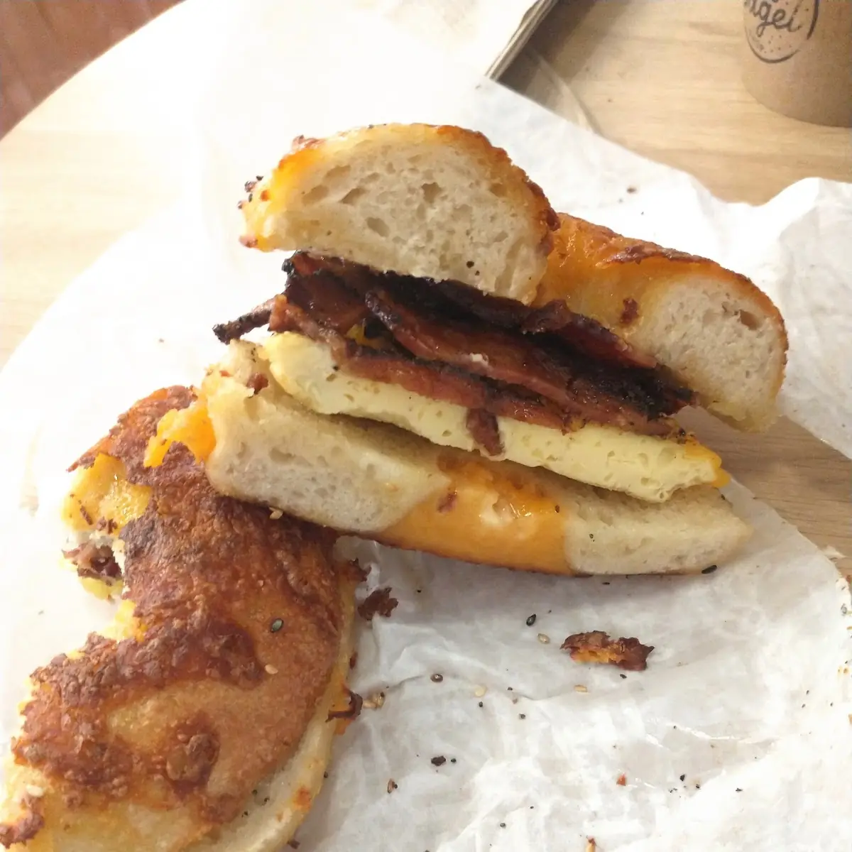 Bacon Egg and Cheese Sandwich
