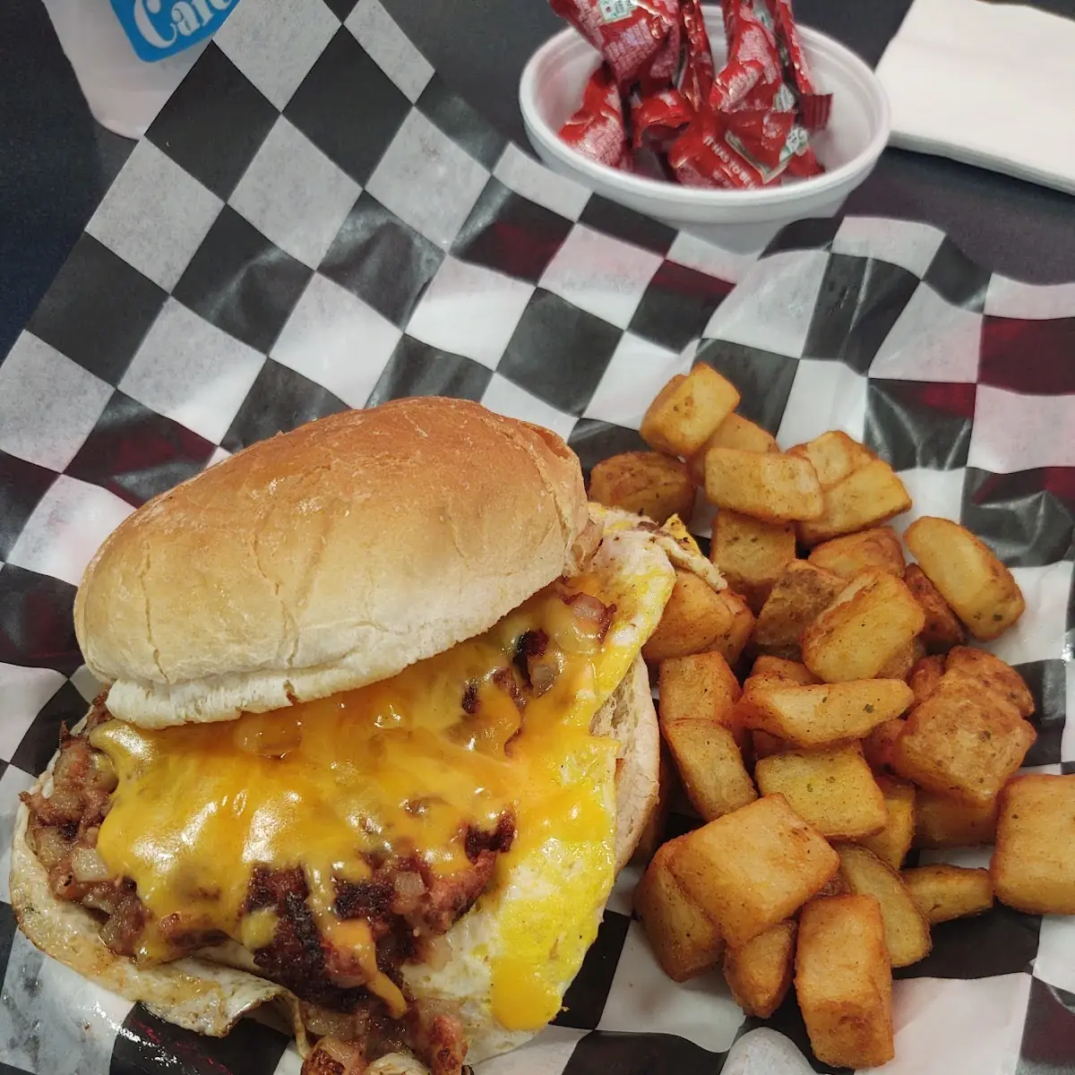 Smash & Hash Breakfast Sandwich