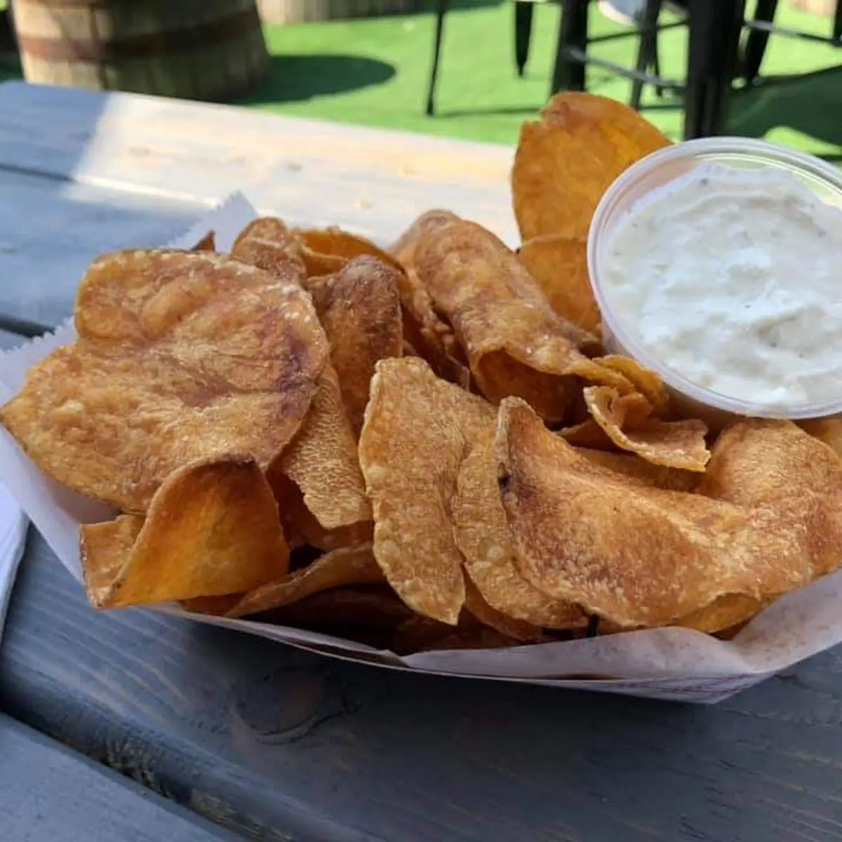 Potato Chips and Dip