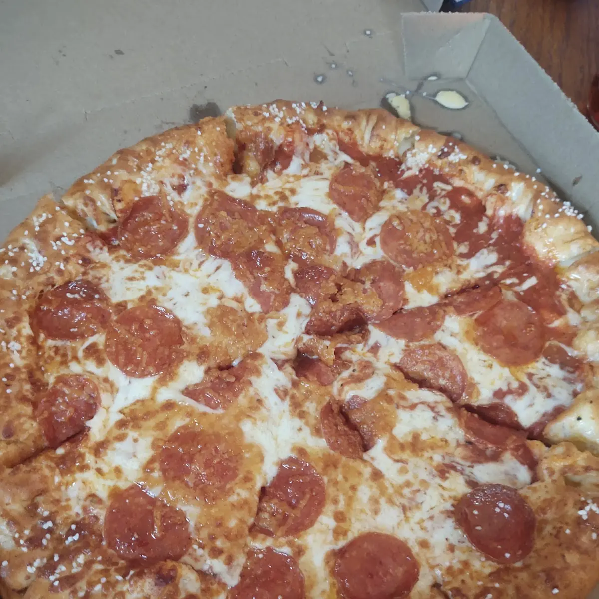 Pepperoni Pretzel Crust