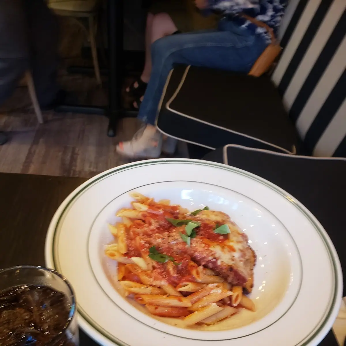 Chicken Parmigiana Alfredo