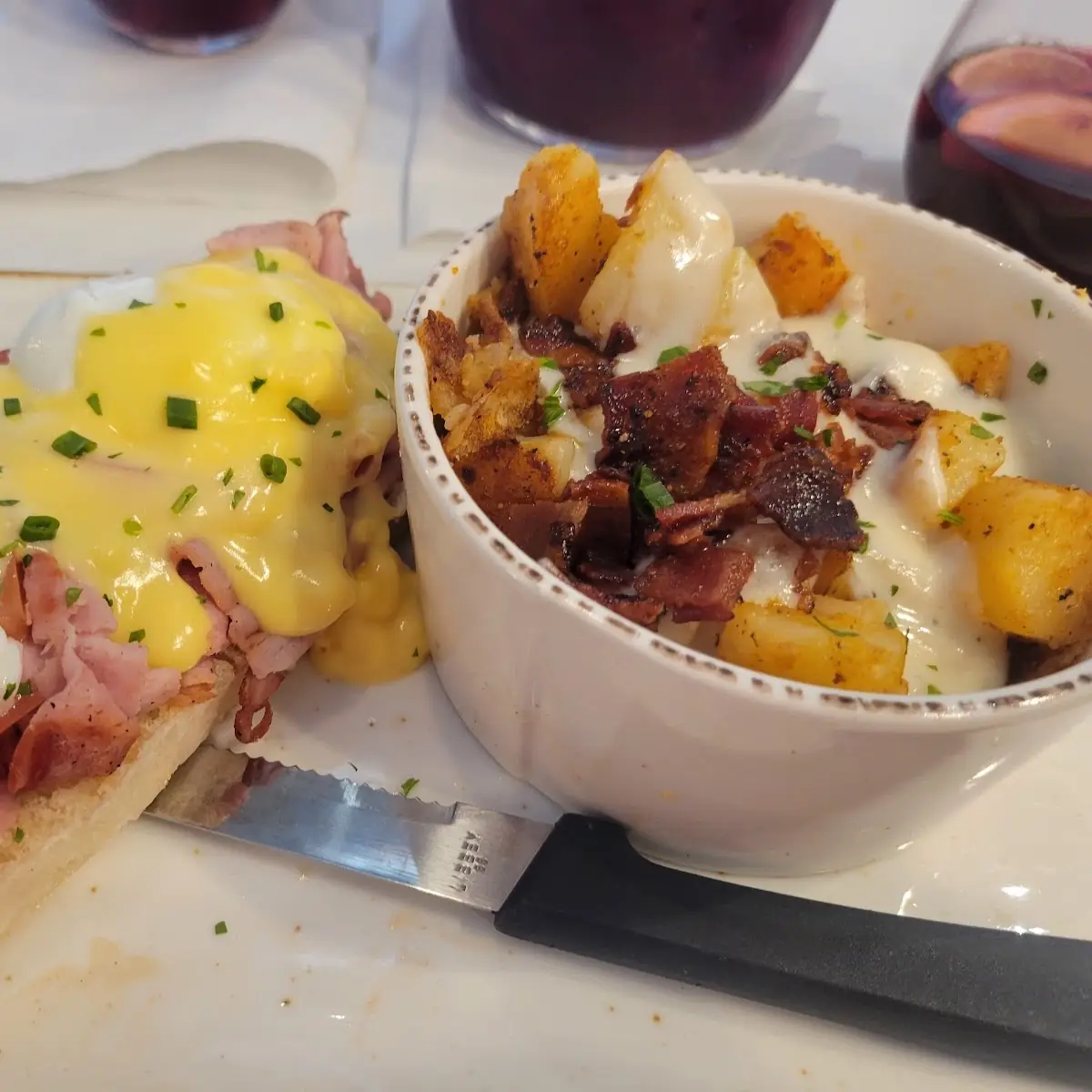 Eggs Benedict & Million Dollar Potatoes
