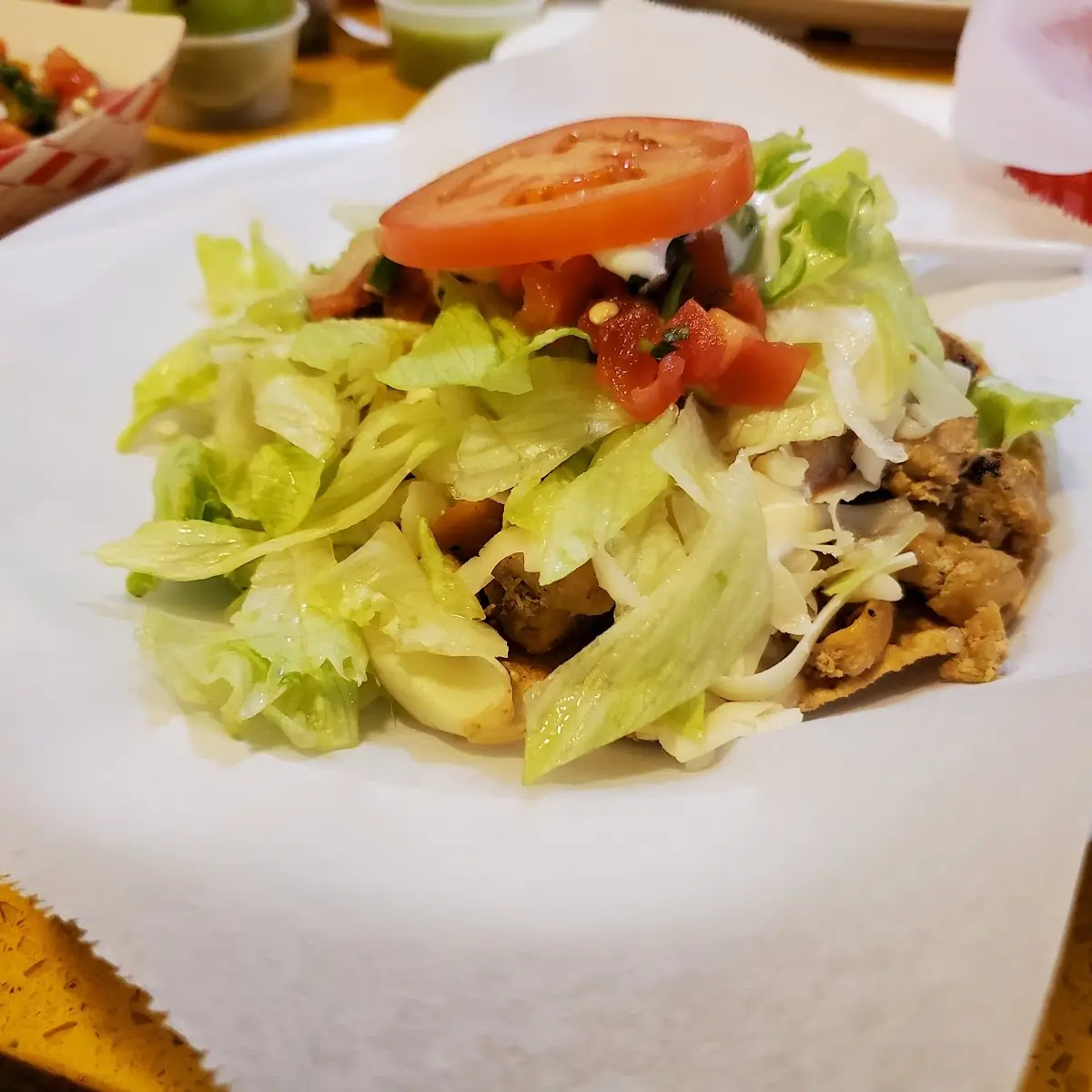 Chicken Tostada