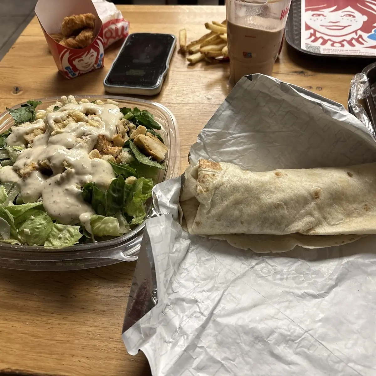 Ceasor Salad Chicken Wrap