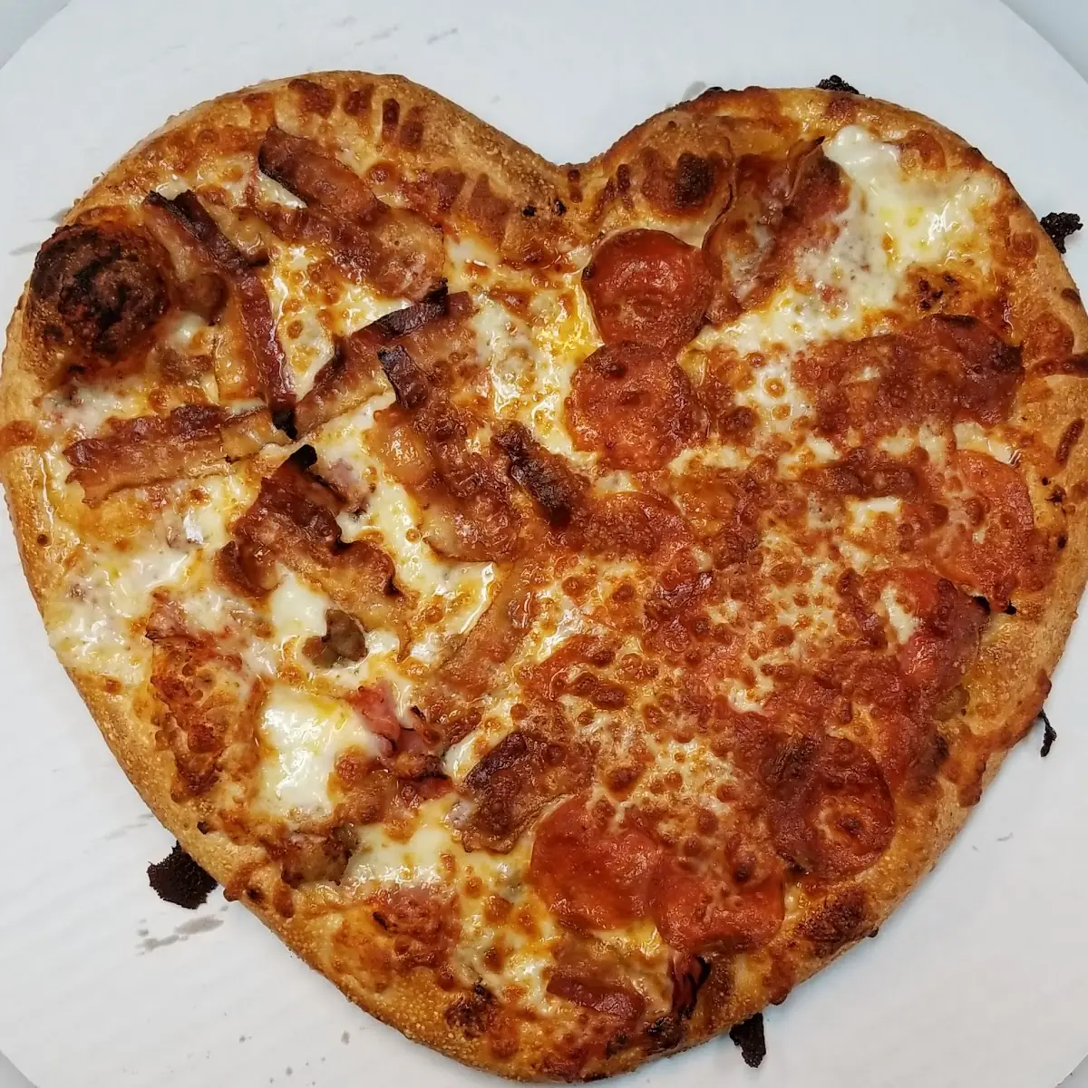 Heart Shaped Pizza