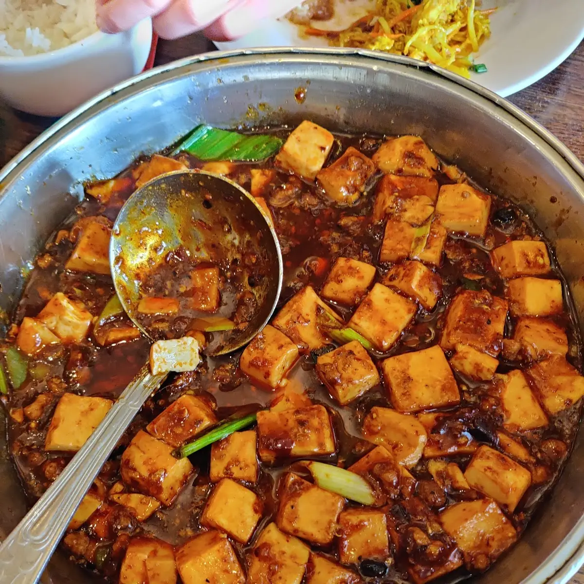 Mapo Tofu Dish