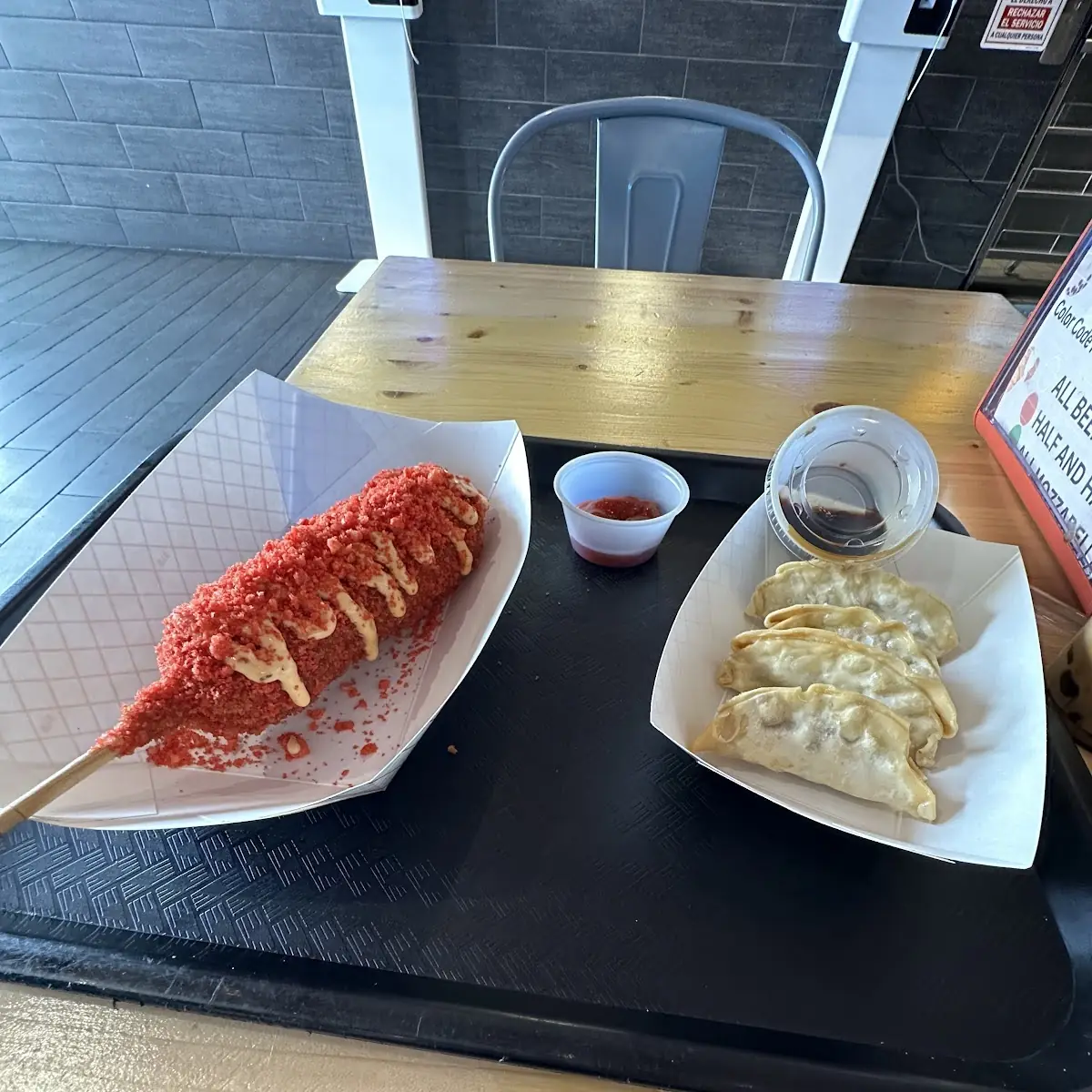 Flamin Hot Corn Dog
