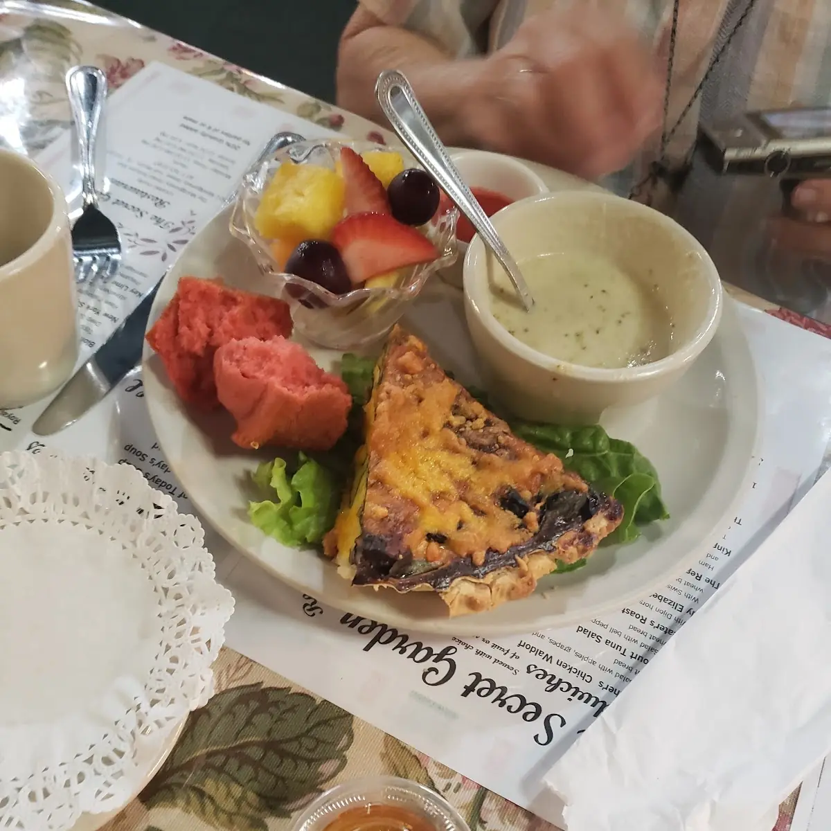 The Secret Garden Quiche