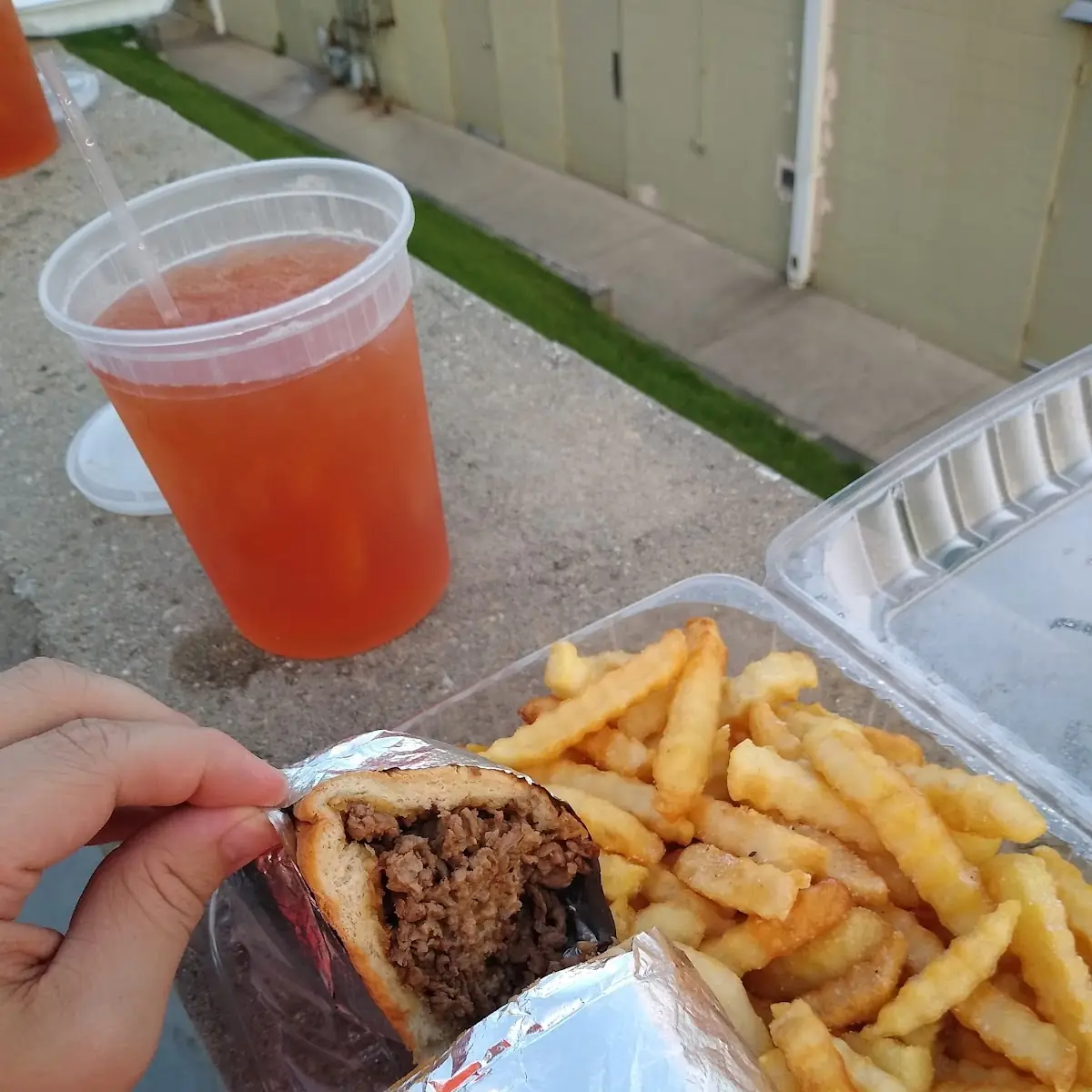 Steak and Cheese Sub Special with French Fries