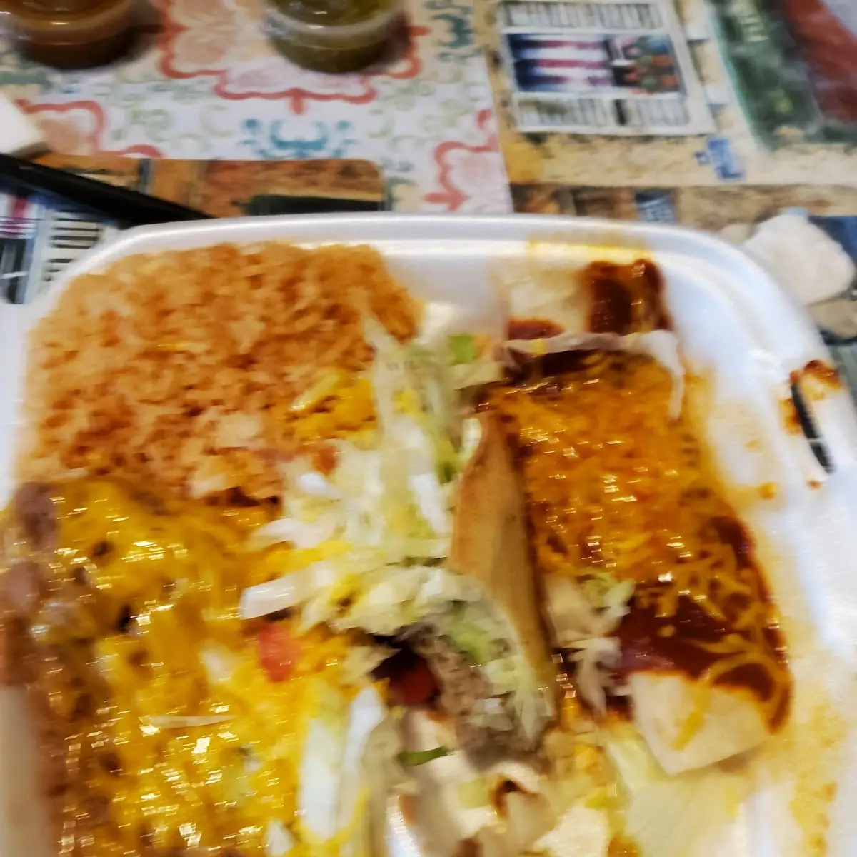 Enchilada Plate