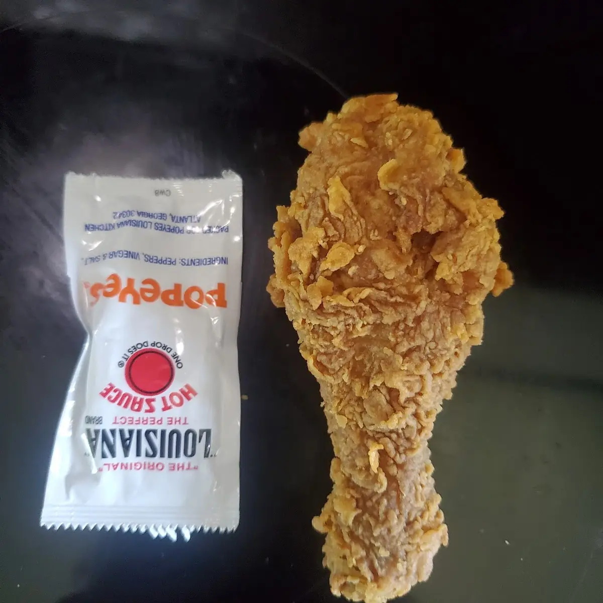 Chicken Leg Size of Small Sauce Packet