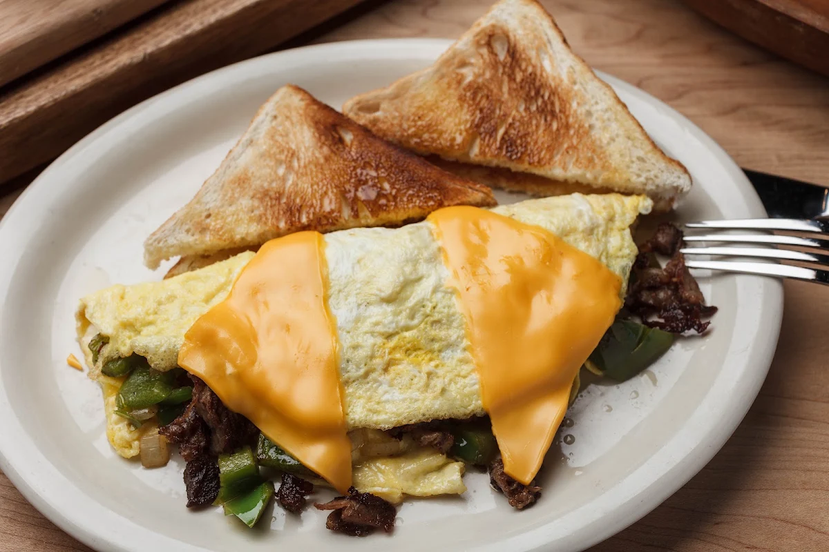 Philly Cheese Steak Omelet