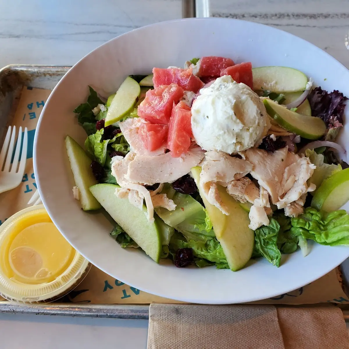 Pink Lady Beets & Goat Cheese Salad
