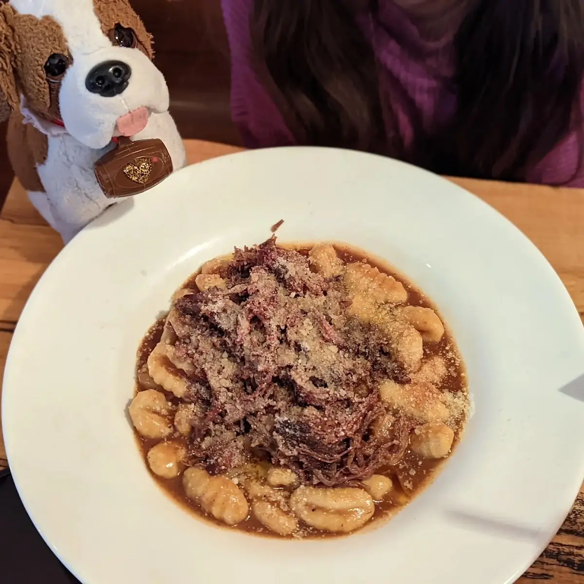 Braised Short Rib over Gnocchi