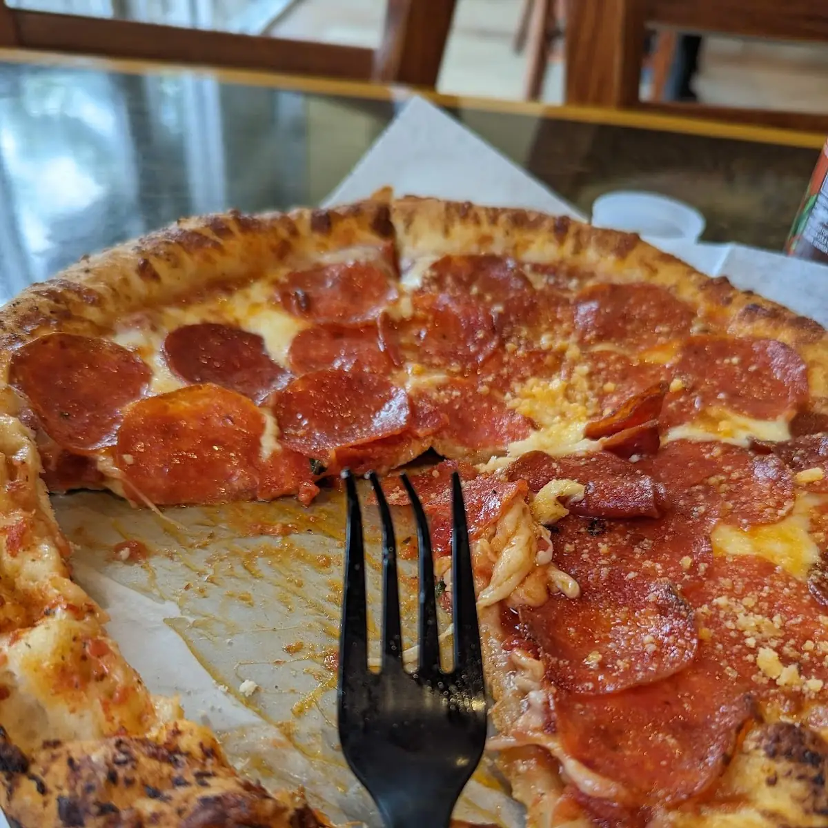 Pepperoni Pizza with Extra Pepperoni Pizza