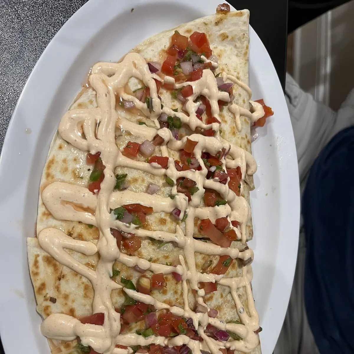 Steak and Shrimp Quesadilla