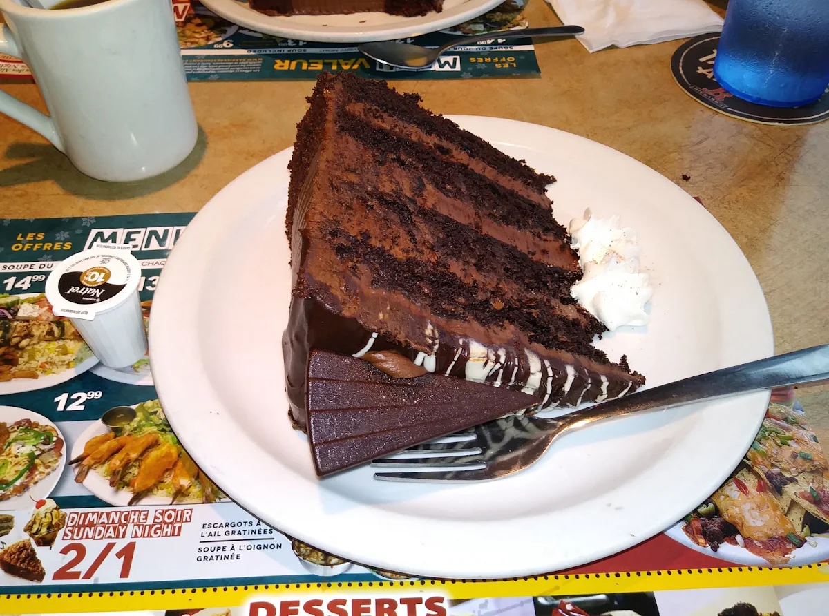 Suicide Chocolat Cake, Restaurant Dorval