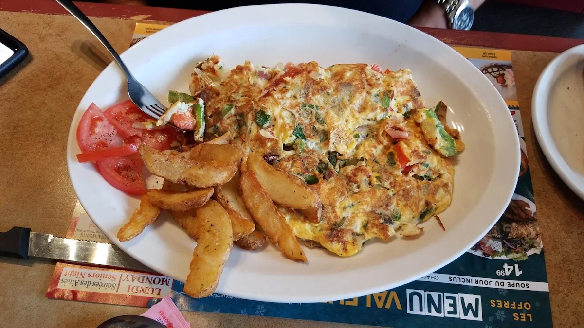 Vegetarian Omellet, Restaurant Dorval