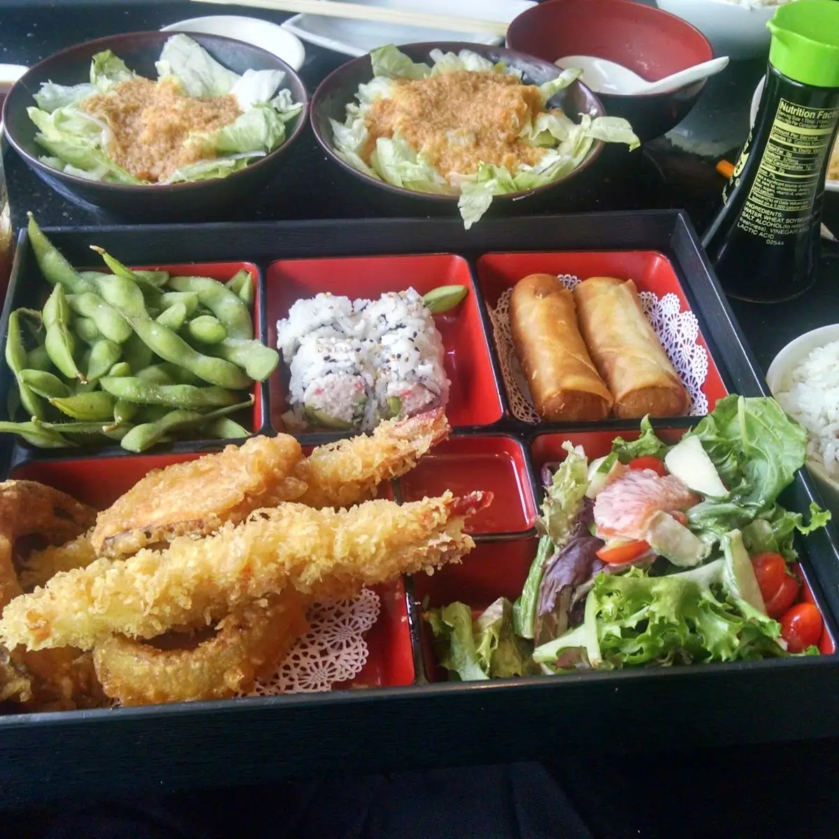 Shrimp Tempura Bento Box