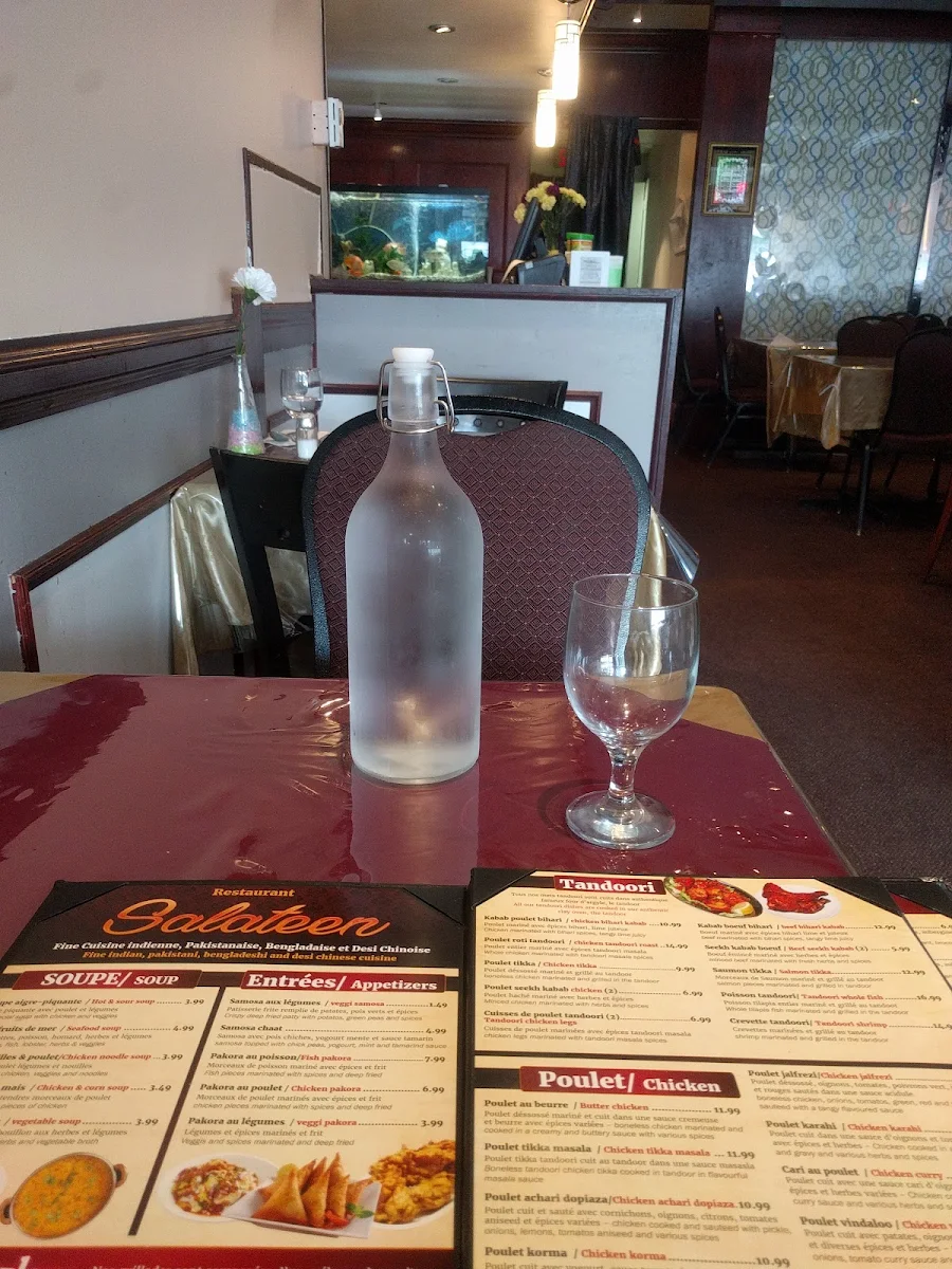 Full Glass of Cold Water, Salateen Restaurant
